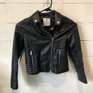Girls Faux leather jacket